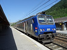 Rame Z 9600 en gare de Modane