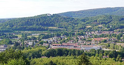 Panorama vers la colline de Bourlémont.