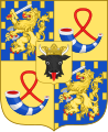 Juliana of the Netherlands & Oranje-Nassau Personal Arms, (escutcheon of Mecklenburg)