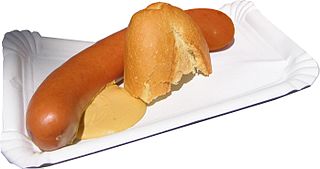 <span class="mw-page-title-main">Bockwurst</span> German sausage