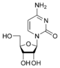 Chemical structure of citidină