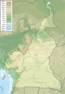 喀麥隆火山在喀麥隆的位置