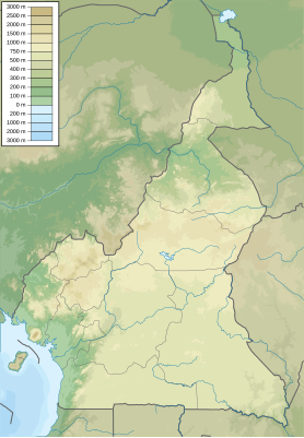 Location map Cameroon