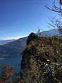 Aussicht von der Cima Rocca auf die Cima Capi