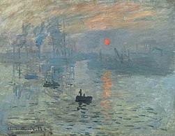 Impression, soleil levant (1872) de Claude Monet.