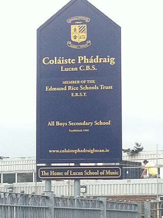 <span class="mw-page-title-main">Coláiste Phádraig (Lucan)</span> Secondary school in Republic of Ireland