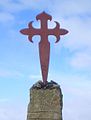 Cross of Saint James on the Way of St. James