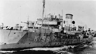 HMCS <i>Hepatica</i> Flower-class corvette