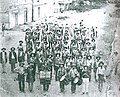 Image 47Mustering in the "Hempstead Rifles," Arkansas Volunteers, at Arkadelphia, Arkansas, in 1861. (from History of Arkansas)