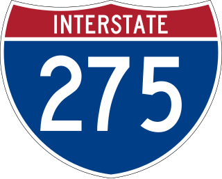 <span class="mw-page-title-main">Interstate 275 (Ohio–Indiana–Kentucky)</span> Highway in the United States