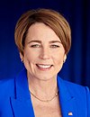 Photographic portrait of Maura Healey