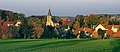 Menzel (Rüthen), Ortskern mit Kirche