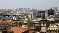 Milano - panorama arka planda San Siro Stadı