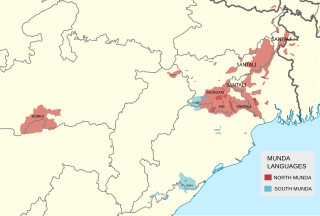 <span class="mw-page-title-main">Munda languages</span> Austroasiatic languages spoken in the Indian subcontinent