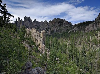 Black Hills Mountain range in South Dakota and Wyoming