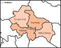 Les municipalités de la ville de Niš.