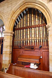 The church organ