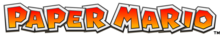 The Paper Mario series logo Paper Mario Logo.png