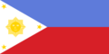 Original design that became the flag of the Philippines (face)