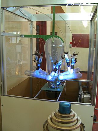 <span class="mw-page-title-main">Mercury-arc valve</span> Type of electrical rectifier with a liquid cathode