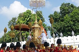 First procession (King Bhumibol Adulyadej, 2017)