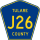 County Road J26 marker