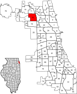 Location within the city of Chicago