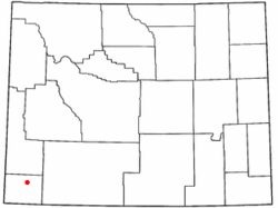 Location of Carter, Wyoming