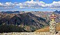 East aspect of Abrams Mountain (centered, shaded) viewed from Odom Point on Engineer Mountain