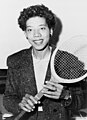 Althea Gibson in 1956 geboren op 25 augustus 1927