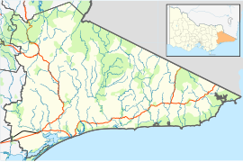 Orbost is located in Shire of East Gippsland