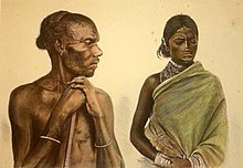 Dalton's painting of Bhuiya in c. 1872 Bhuiyas.jpg