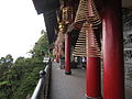 Red pillar of the temple.