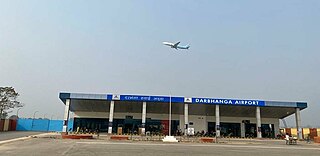 <span class="mw-page-title-main">Darbhanga Airport</span> Domestic airport in Darbhanga, Bihar, India