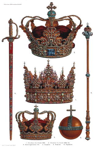 <span class="mw-page-title-main">Danish Crown Regalia</span> Symbols of the Danish monarchy