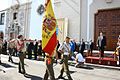 Parade militaire pendant la fête de la Vierge.