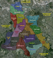 Les différents wards du borough de Lewisham.