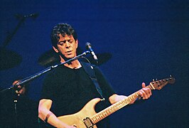 Lou Reed tijdens een concert in 2004