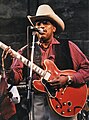 Otis Rush op 9 augustus 1997 geboren op 29 april 1935