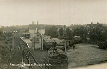 Rudgwick railway station goods yard Rudgwick goods yard.jpg