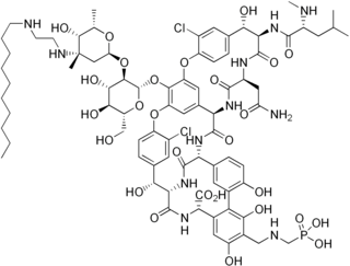 <span class="mw-page-title-main">Lipoglycopeptide</span> Class of chemical compounds