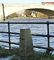 University Boat Race Stone, Mortlake