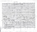 Ninth Symphony handwritten page