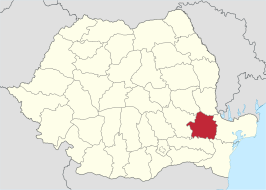 Locatie van district Brăila in Roemenië