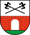 offenes Tor im Wappen von Dühren (Sinsheim)