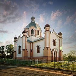 Saint Nicholas church in Kuryłówka