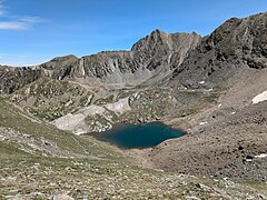 Estany Blau, 2 590 m.