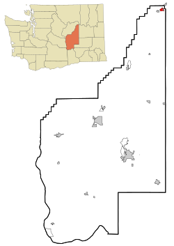 Location of Grand Coulee, Washington