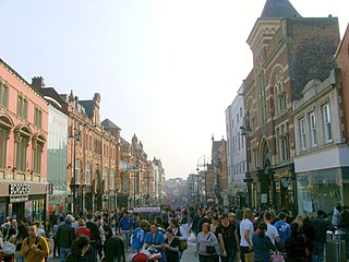 <span class="mw-page-title-main">Briggate</span> Shopping street in Leeds, England