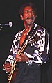 Luther Allison in 1996 (Foto: Carl Lender) geboren op 17 augustus 1939